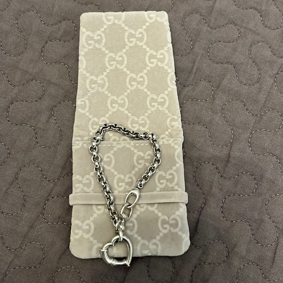 Gucci Jewelry - Gucci heart horse bit bracelet 7.5”